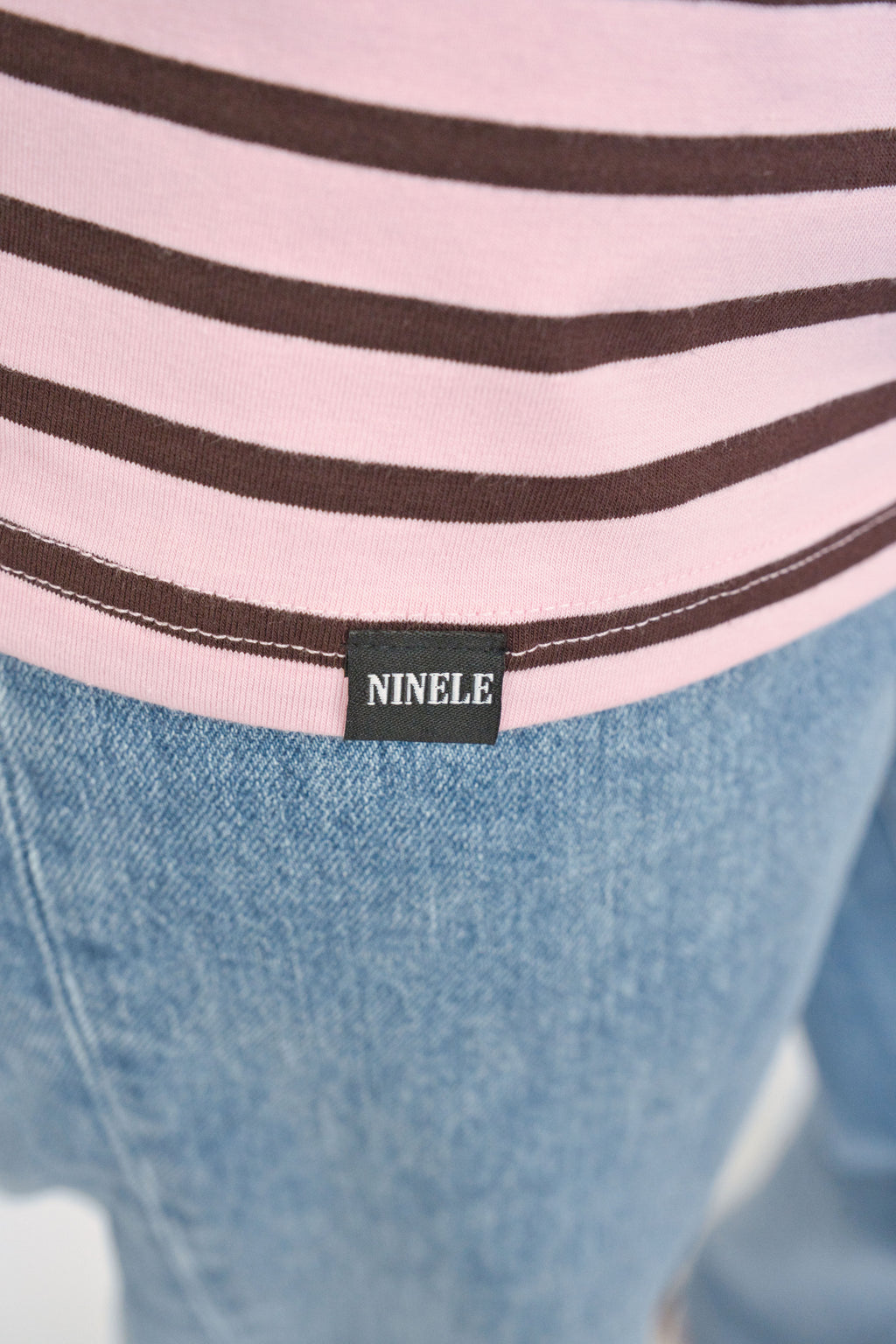 Pink & Brown Breastfeeding Long Sleeve with Hidden Zip