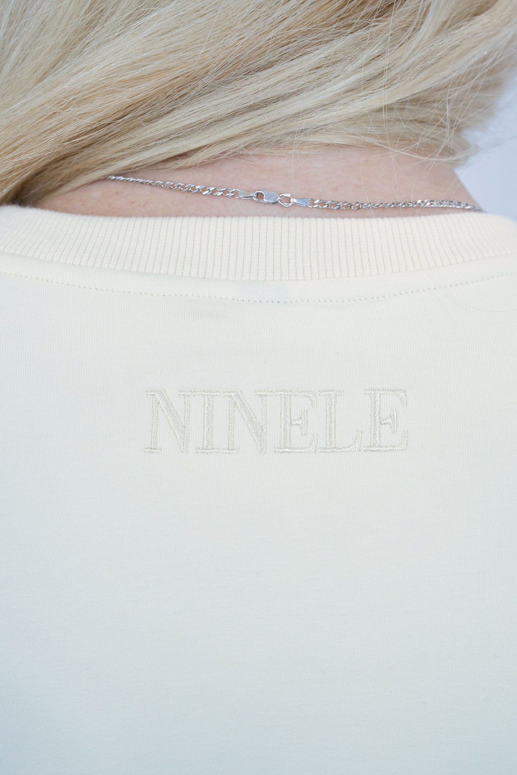 Cream & Peach Colour Block Breastfeeding Sweatshirt with hidden zip